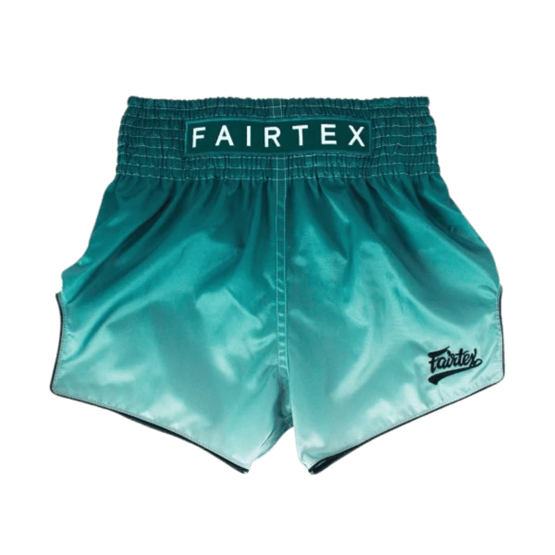 Fairtex Kickboks Broekje Fade Groen 1 Fairtex Kickboks Broekje Fade Groen