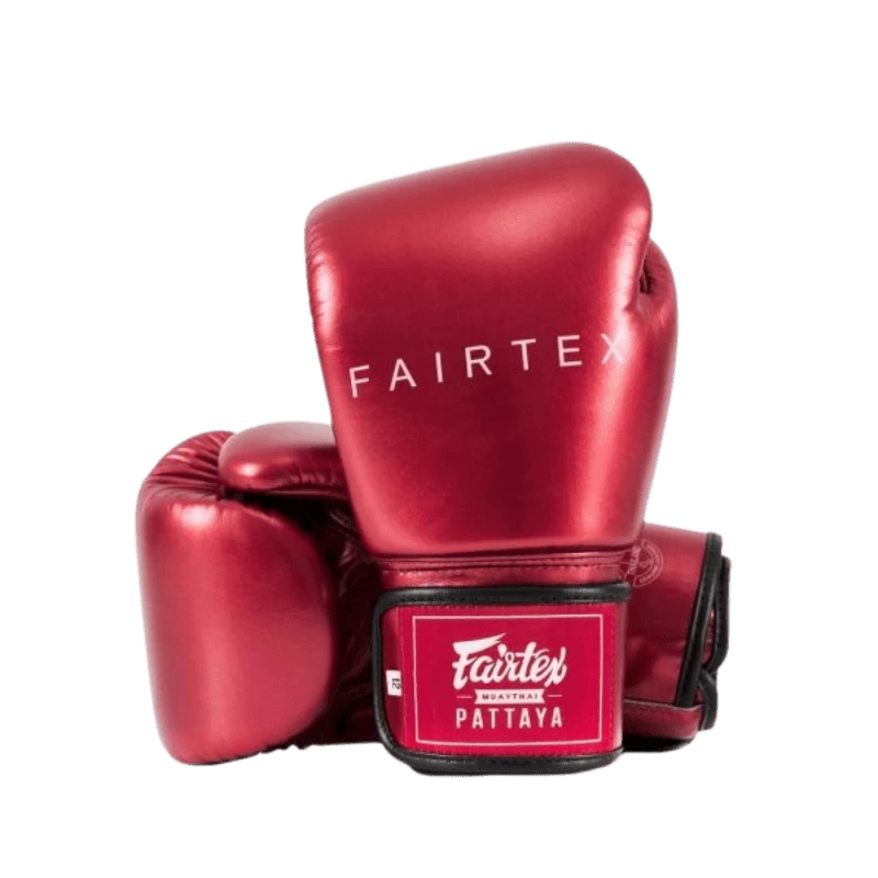 Fairtex Bokshandschoenen Metallic Rood 1 Fairtex Bokshandschoenen Metallic Rood