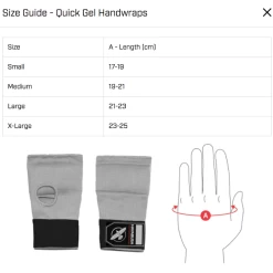 Hayabusa Binnenhandschoenen Quick Gel Wraps -Fightstyle 6 2