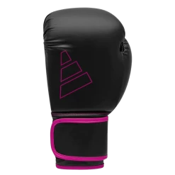 Adidas Hybrid 80 Bokshandschoenen Zwart/Roze