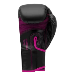 Adidas Hybrid 80 Bokshandschoenen Zwart/Roze -Fightstyle Adidas Hybrid 80 Bokshandschoenen Zwart Roze 3