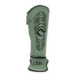 Booster Kickboks Set Youth Elite V2 Groen -Fightstyle Booster v2 scheenbeschermer voorkant