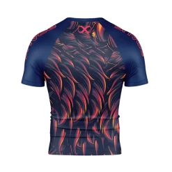 Braus Rashguard Short Sleeve Lion -Fightstyle Braus Rashguard Short Sleeve Lion achterkant