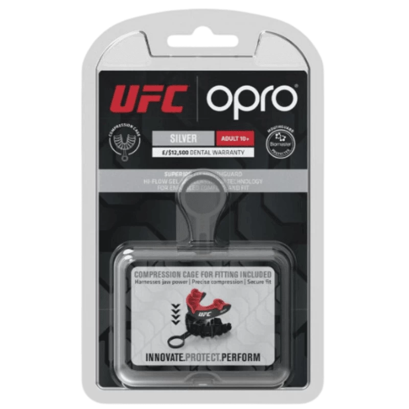 Opro Gebitsbeschermer UFC Silver Zwart 2 Opro Gebitsbeschermer UFC Silver Zwart - Afbeelding 2