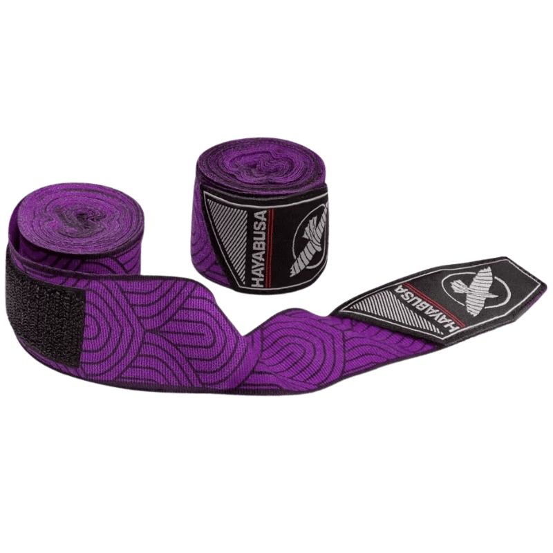 Hayabusa Perfect Stretch Bandage Purple Lotus 2 Hayabusa Perfect Stretch Bandage Purple Lotus - Afbeelding 2