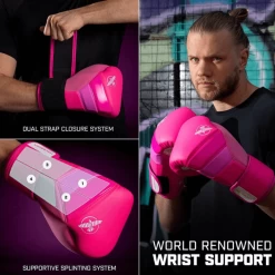 Hayabusa T3 Neon Pink Bokshandschoenen -Fightstyle Hayabusa T3 Neon Pink Bokshandschoenen 5
