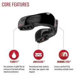 SafeJawz Bitje Intro Series Zwart -Fightstyle SafeJawz Bitje Intro Series Zwart 3