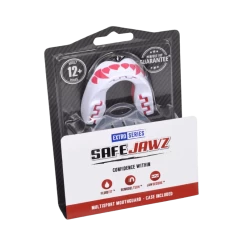 SafeJawz Extro Series Fangz Gebitsbeschermer Wit/Roze -Fightstyle SafeJawz Extro Series Fangz Gebitsbeschermer Wit Roze 6