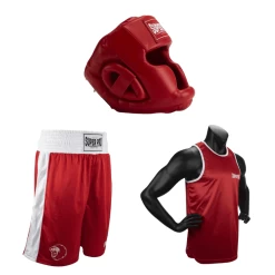 Super Pro Boks Set Rood