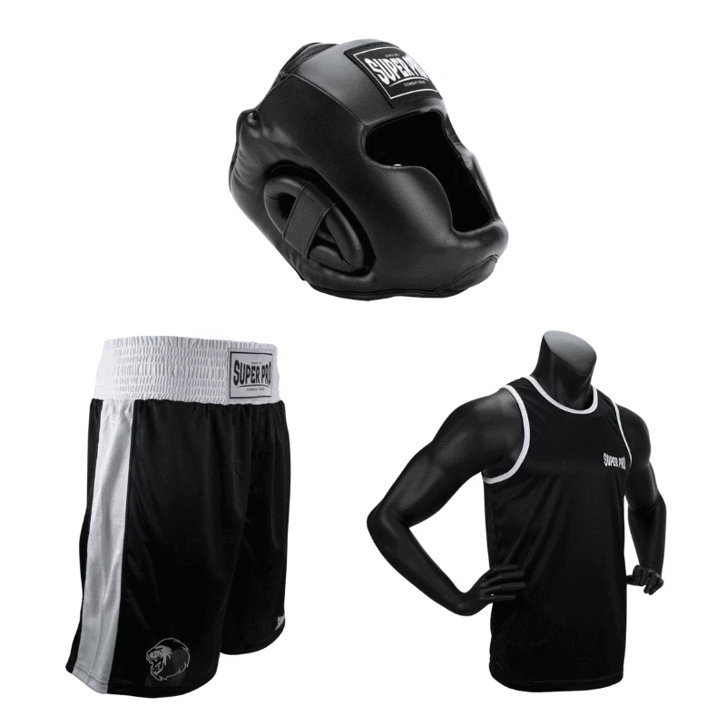 Super Pro Boks Set Zwart 1 Super Pro Boks Set Zwart