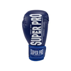 Super Pro Kickboks Set Champ Blauw 14 Super Pro Kickboks Set Champ Blauw -Fightstyle Super Pro Kickboks Set Champ Blauw 1 handschoen