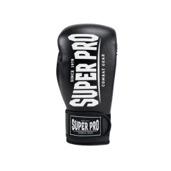 Super Pro Kickboks Set Champ Wit -Fightstyle Super Pro Kickboks Set Champ Zwart handschoen