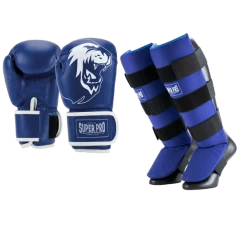 Super Pro Kinder Kickboks Set Talent Blauw