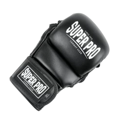 Super Pro MMA Handschoenen Shooter 2.0 Zwart -Fightstyle Super Pro MMA Handschoenen Shooter 2.0 Zwart boverkant