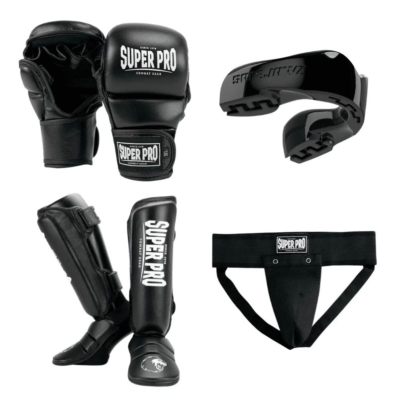 Super Pro MMA Set Rookie Zwart 1 Super Pro MMA Set Rookie Zwart