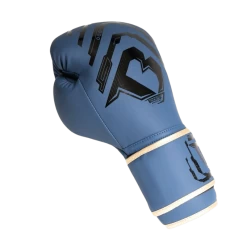 Booster Kickboks Set Youth Elite V2 Blauw -Fightstyle booster youth v2 handschoen blauw voorkant