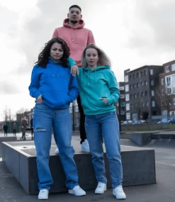 Fightstyle Hoodie Teal Monstera -Fightstyle fightstyle hoodie teal monstera 4