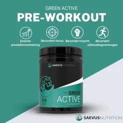 Saevus Nutrition Green Active Pre-Workout – Lemon -Fightstyle greenactive pre workout orange 1