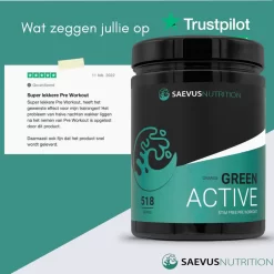 Saevus Nutrition Green Active Pre-Workout – Lemon -Fightstyle greenactive pre workout orange 3