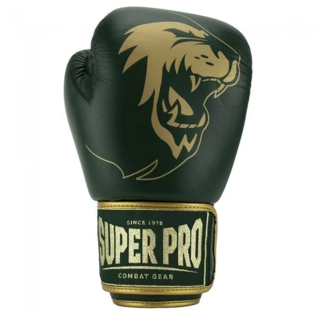 Super Pro Bokshandschoenen Warrior Groen 2 Super Pro Bokshandschoenen Warrior Groen - Afbeelding 2