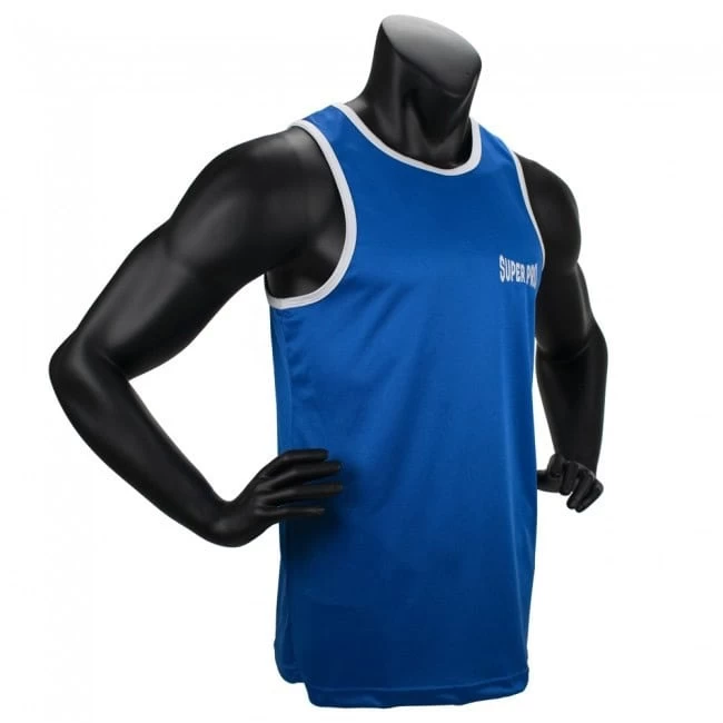 Super Pro Boxing Tank Club Blauw 1 Super Pro Boxing Tank Club Blauw