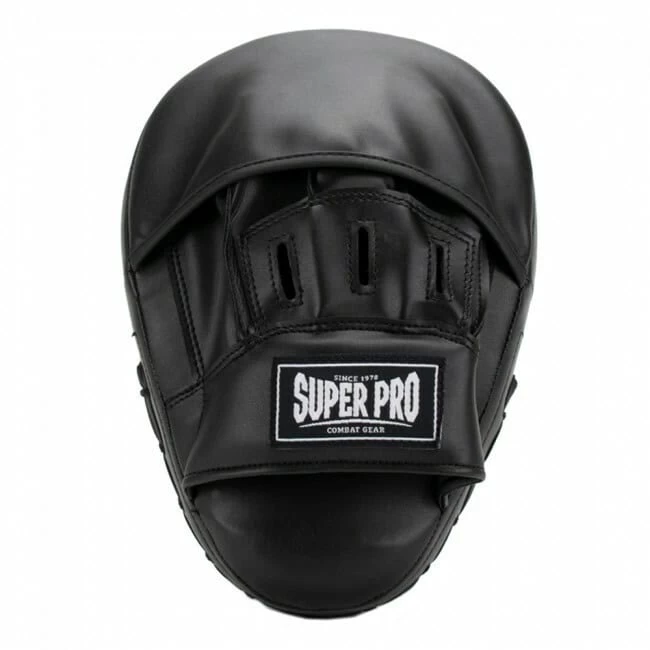 Super Pro Handpads Curved PU Zwart 2 Super Pro Handpads Curved PU Zwart - Afbeelding 2