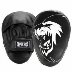 Super Pro Handpads Curved PU Zwart