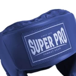 Super Pro Hoofdbeschermer Legionnaire Blauw -Fightstyle super pro combat gear hoofdbeschermer kickboksen l 1