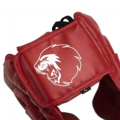 Super Pro Hoofdbeschermer Legionnaire Rood -Fightstyle super pro combat gear hoofdbeschermer kickboksen l