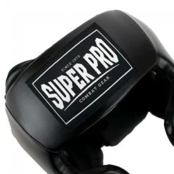 Super Pro Hoofdbeschermer Legionnaire Zwart -Fightstyle super pro combat gear hoofdkap legionnaire zwart