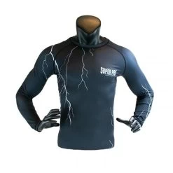 Super Pro Compressie Shirt Thunder Zwart