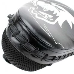 Super Pro Handpads Curved Leer Zwart -Fightstyle super pro handpad curved leer