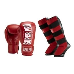 Super Pro Kickboks Set Champ Rood 1 Super Pro Kickboks Set Champ Rood