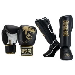 Super Pro Kickboks Set Warrior Goud