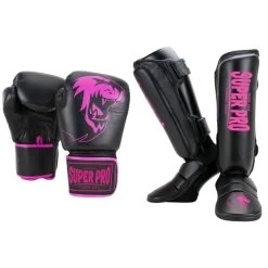 Super Pro Kickboks Set Warrior Roze