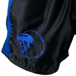 Super Pro Kickboks Broekje Brave Blauw -Fightstyle super pro kickbox broekje brave blauw