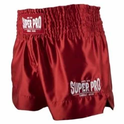Super Pro Kickboks Broekje Hero Rood -Fightstyle super pro muay thai shorts hero rood