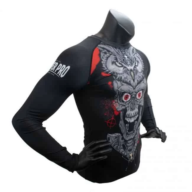 Super Pro Rashguard Long Sleeve Skull 2 Super Pro Rashguard Long Sleeve Skull - Afbeelding 2
