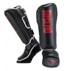 Super Pro Kickboks Set Warrior Rood -Fightstyle super pro scheenbeschermers protector rood 5