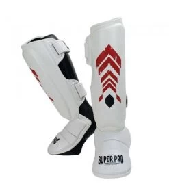 Super Pro Kickboks Set Raven Wit -Fightstyle super pro scheenbeschermers raven wit 5