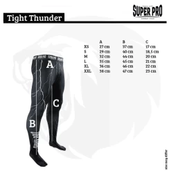 Super Pro Sportlegging Thunder Zwart -Fightstyle super pro sportlegging thunder grijs 4