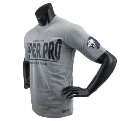 Super Pro T-shirt Grijs -Fightstyle super pro sportshirt grijs