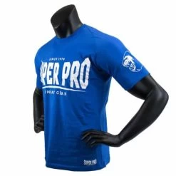 Super Pro T-shirt Blauw -Fightstyle super pro t shirt blauw