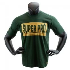 Super Pro T-shirt Block Logo Groen