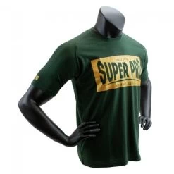 Super Pro T-shirt Block Logo Groen -Fightstyle super pro t shirt block logo groen 5