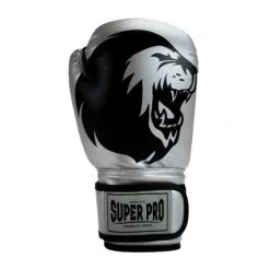 Super Pro Talent Bokshandschoenen Kind Zilver -Fightstyle super pro talent bokshandschoenen kind zilver 1