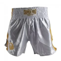 Super Pro Kickboks Broekje Brave Goud -Fightstyle superpro kickboks broekje brave goud